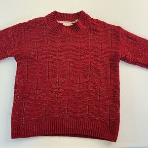 Weatherproof Vintage Red Knit Sweater